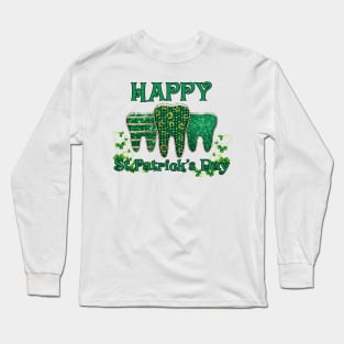 St Pat's Day Tooth Long Sleeve T-Shirt